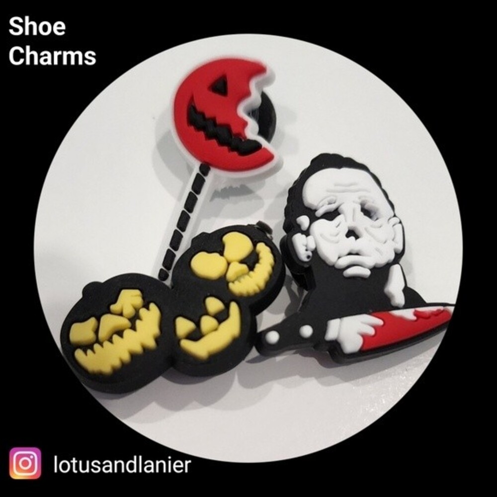 Shoe Charms"Halloween" Charms Set of 3